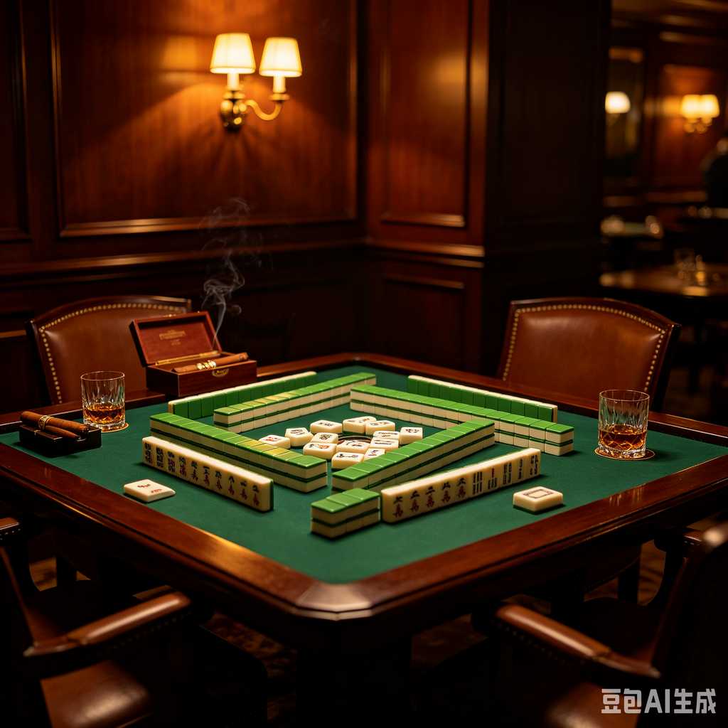 printed logo mahjong set
