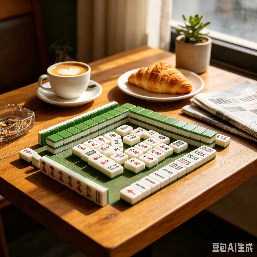 compact mahjong set for small home